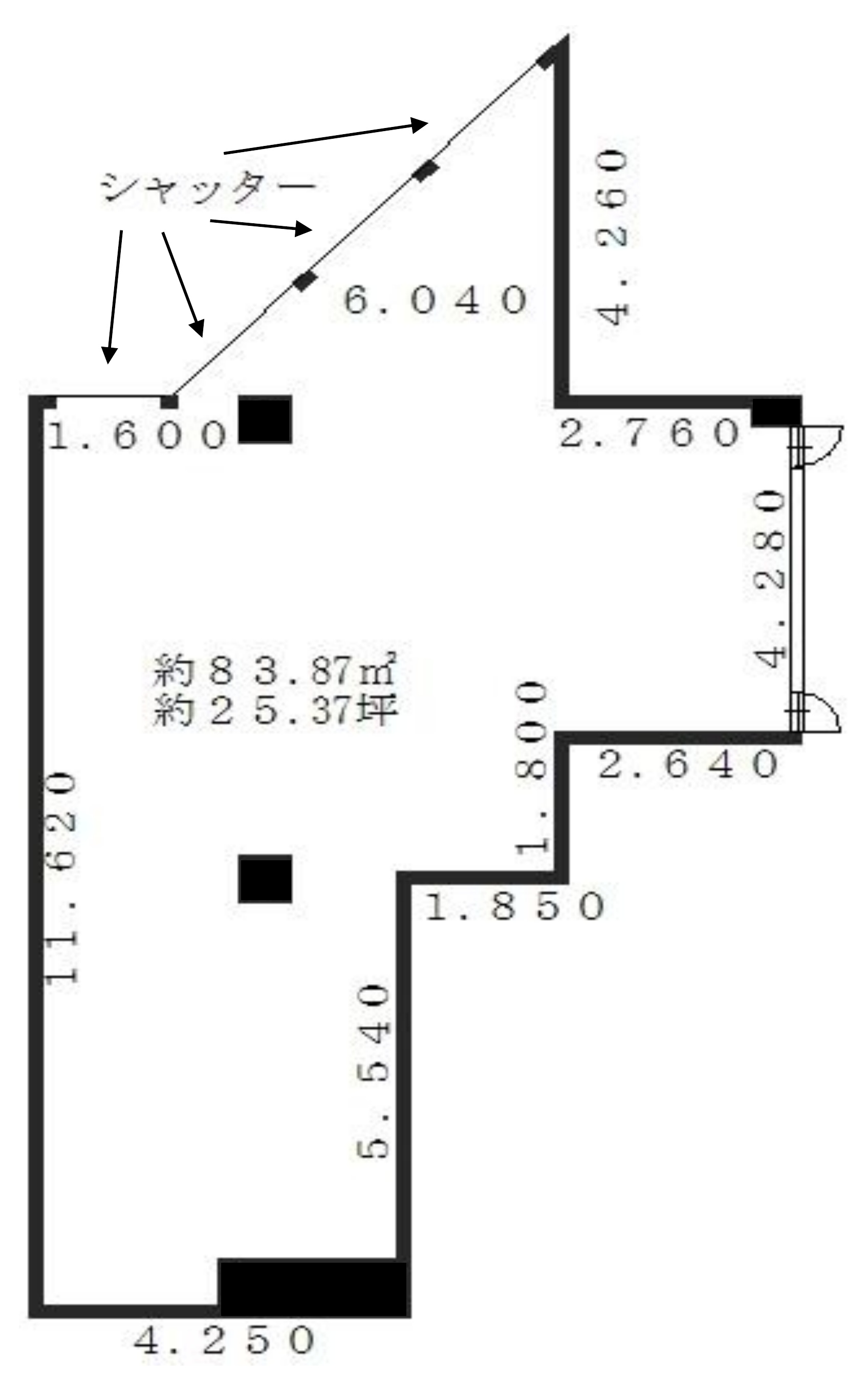 セントラルプラザ 店舗2階-K番の写真2